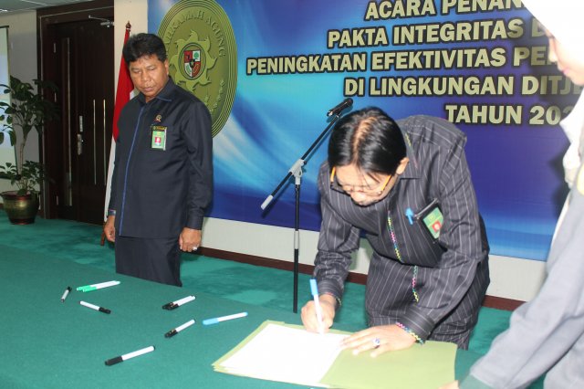 Pakta Integritas Badilum 20-01-2020